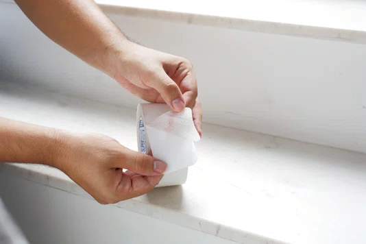 Fita Antiderrapante  50mm x 5M Transparente - Tekbond
