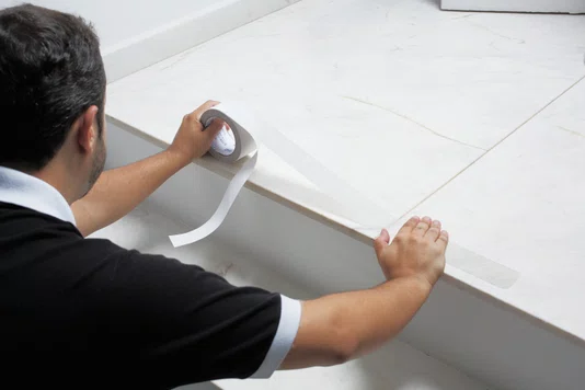 Fita Antiderrapante  50mm x 5M Transparente - Tekbond