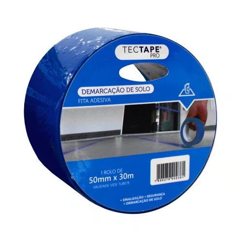 Fita de Demarcação 48mm x 30m Azul 400 Tectape