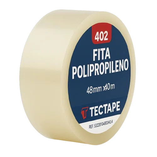 Fita Polipropileno 48mm x 40m Transparente 322 Tectape