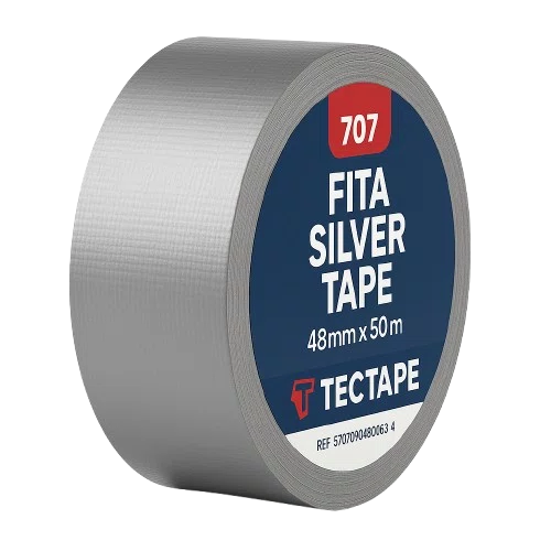 Fita Silver Tape 48mm x 50m Prata 707 Tectape