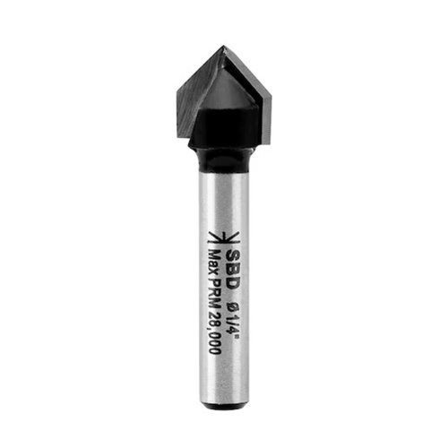 Fresa de Ranhura em V 1/2x 1/2 (1/4S) STA80306 Stanley
