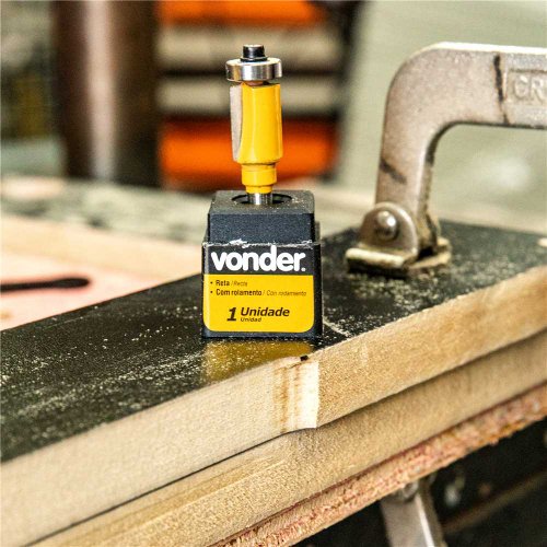 Fresa Reta 13mm com Rolamento 5314100013 Vonder