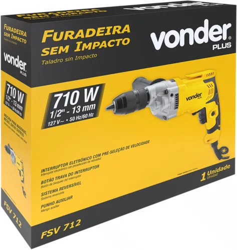 Furadeira 1/2" FSV712 127V Vonder Plus