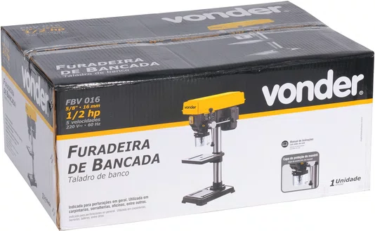 Furadeira de Bancada 16mm FBV016 220V Vonder