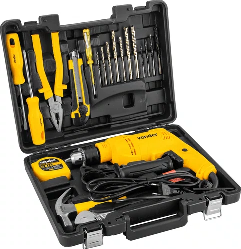Furadeira de Impacto IMP 1/2" FIV519 Kit com 19 Peças 220V Vonder