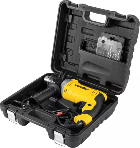 Furadeira de Impacto IMP 1/2" FIV709 Kit com 9 Peças 127V Vonder