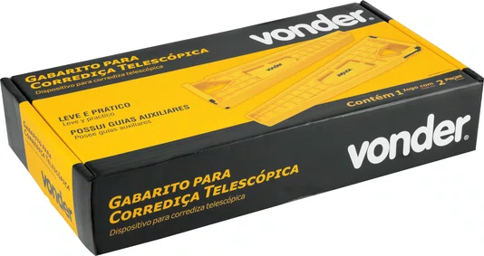 Gabarito para Corrediça Telescópica 355 mm Vonder