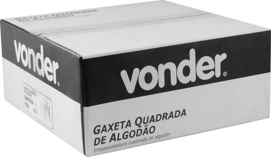 Gaxeta Quadrada Grafitada 1/2" Vonder