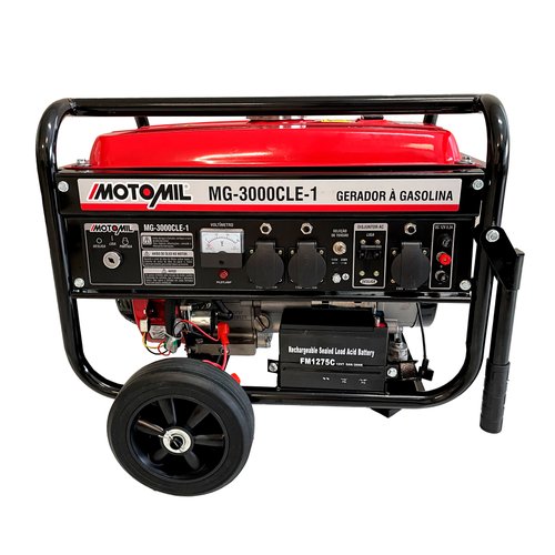 Gerador de Energia à Gasolina 2800W Monofásico 115/230V MG-3000CLE-1 Motomil