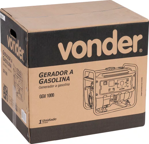 Gerador a Gasolina GGV1000 1000W 110V Vonder