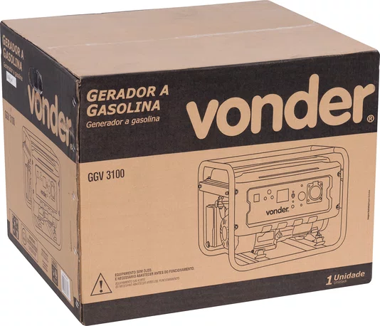 Gerador a Gasolina 3100W GGV3100 Vonder
