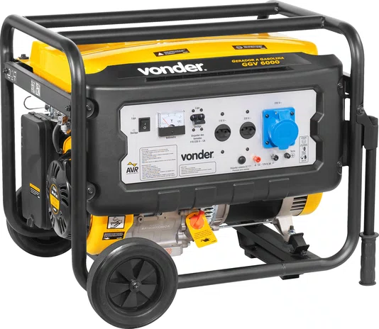 Gerador a Gasolina 6000W GGV6000 Vonder