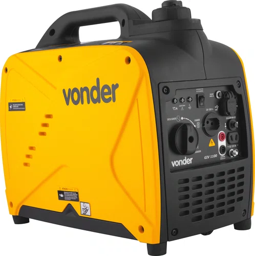 Gerador Inversor a Gasolina 1100W 220V GIV1100 Vonder