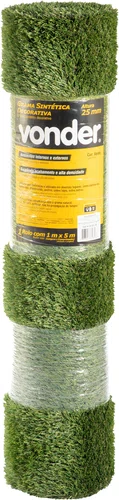 GRAMA SINTETICA DECOR 25MM 1MX5M VONDER