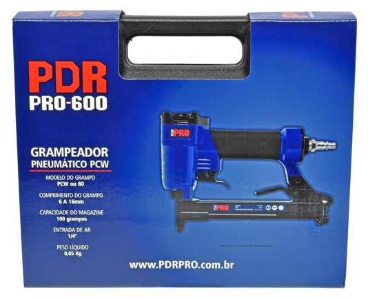 Grampeador Pneumático  6 a 16mm Grampo 80/16 PRO-600 PDR