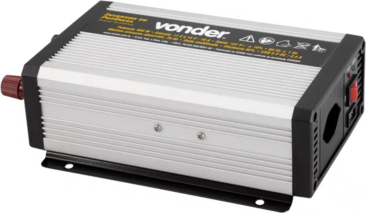 Inversor de Potência 600W 12V para 127V Vonder