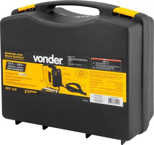 Inversor de Solda Digital RIV125 Bivolt com Maleta Vonder