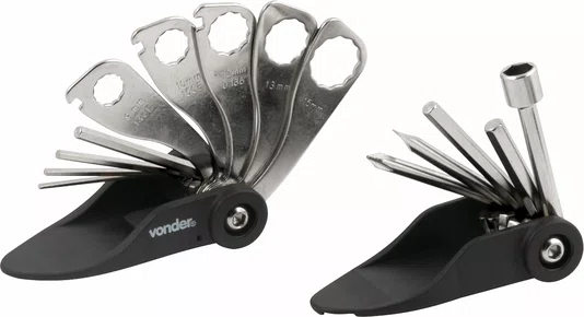 Jogo de Ferramentas para Bicicleta 17 Peças – Vonder