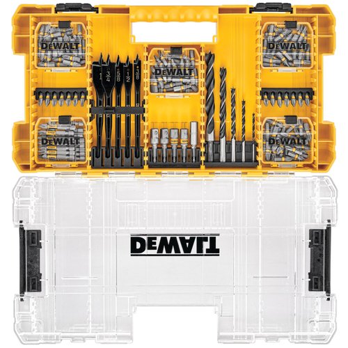 Jogo Bits/Brocas Maxfit ToughCase 160 Peças DWAMF160 DeWalt