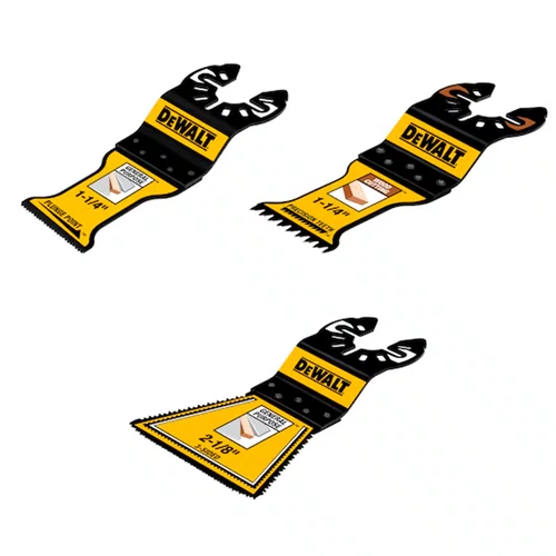 Jogo de 3 Lâminas para Multiferramenta Oscilante DWA423SET Dewalt