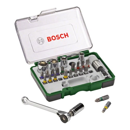 Jogo De Bits e Soquetes Bosch 27 Peças