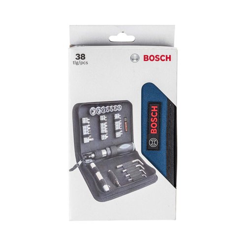 Jogo De Bits e Soquetes Bosch 38 Peças