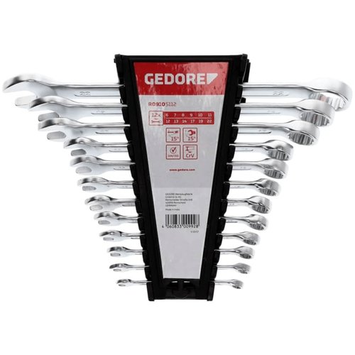 Jogo De Chave Combinada 6-22mm 12 Pcs R09105112 Gedore Red