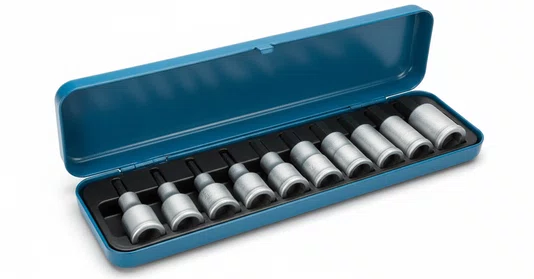 Jogo de Chave Soquete Allen 4 A 17mm 1/2" com 9 Peças GEDORE - 016.201