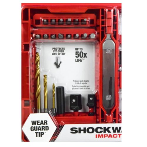 Jogo De Chaves Bit Shockwave Com 40 Peças 48-32-4006 Milwaukee