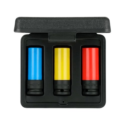 Jogo De Soquetes De Impacto Set 1/2 17-21mm 3pcs R63043003 Gedore Red