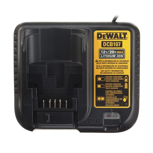 Kit 2 Baterias 1,7Ah PowerStack 20v Com Carregador + Bolsa DCBP034E2-BR DeWalt