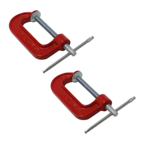 Kit 2 Grampos Sargento De Fixação Tipo C N. 3 3286 Metalcava
