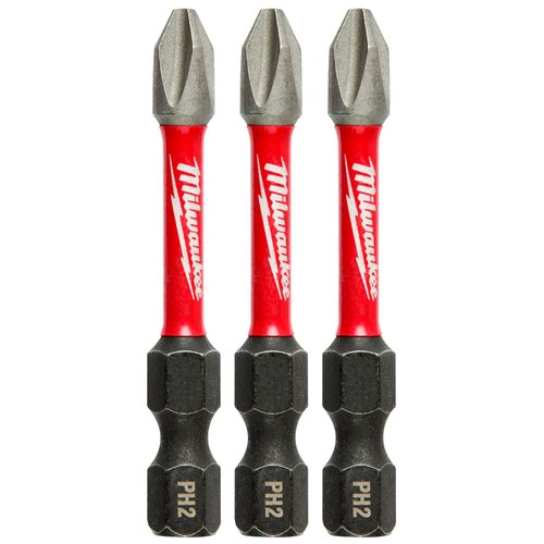 Kit 3 Chaves Bits Philips Ph2 X 50mm 48-32-4262 Milwaukee