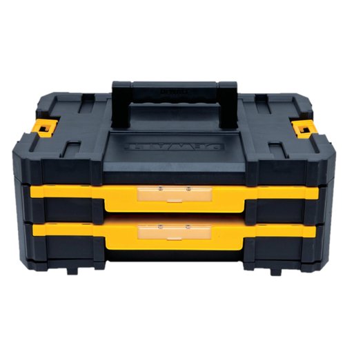 Kit Caixa com Gavetas + Caixa Organizadora Tstak DeWalt