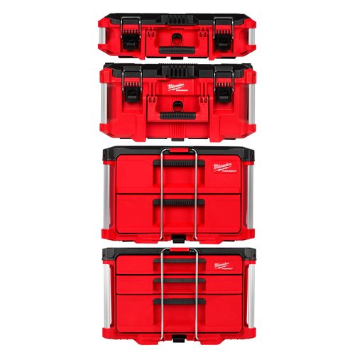 Kit Caixas 48-22-8447 + 48-22-8442 + 48-22-8425 + 48-22-8424 Milwaukee