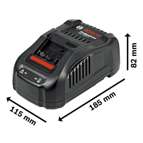 Kit 2 Baterias de Íons de Lítio 18V 8Ah ProCORE e Carregador Rápido GAL 18V-80 Bosch