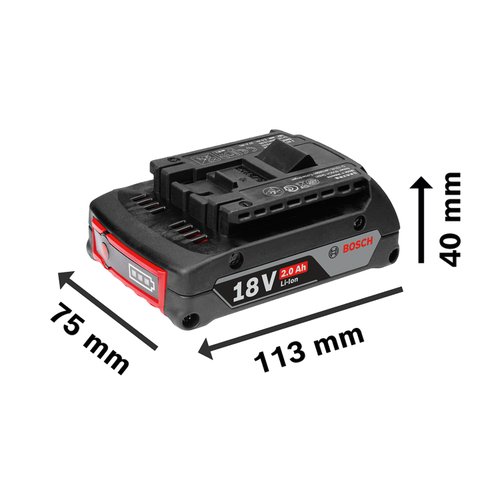 Kit Carregador GAL 18V-20 + 2 Baterias 18V 2Ah Bosch