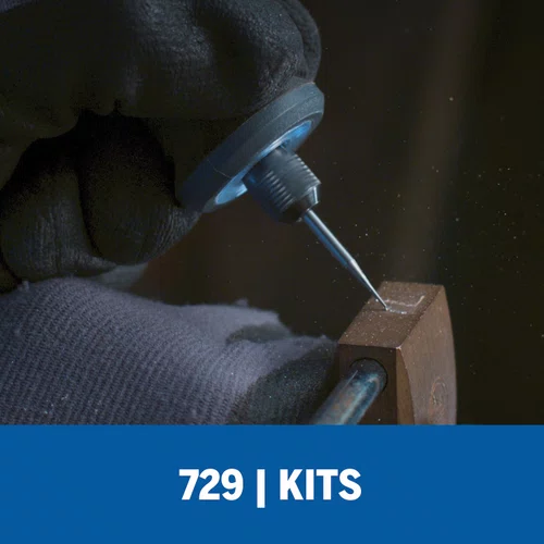 Kit De Acessórios 11 peças Para Gravar Esculpir e Esmerilhar 729 Dremel