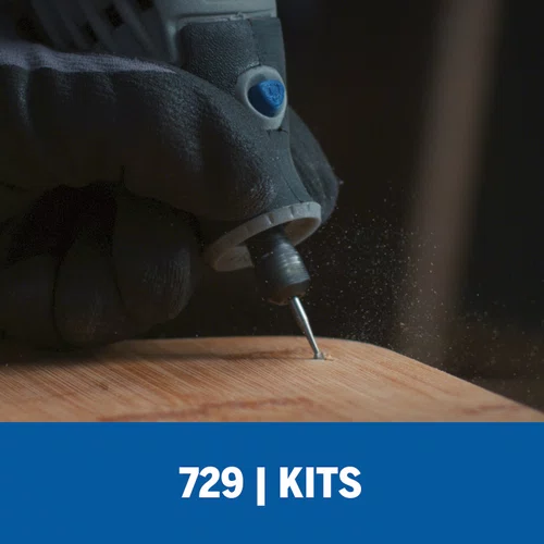 Kit De Acessórios 11 peças Para Gravar Esculpir e Esmerilhar 729 Dremel