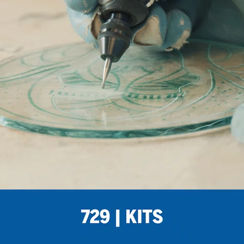 Kit De Acessórios 11 peças Para Gravar Esculpir e Esmerilhar 729 Dremel