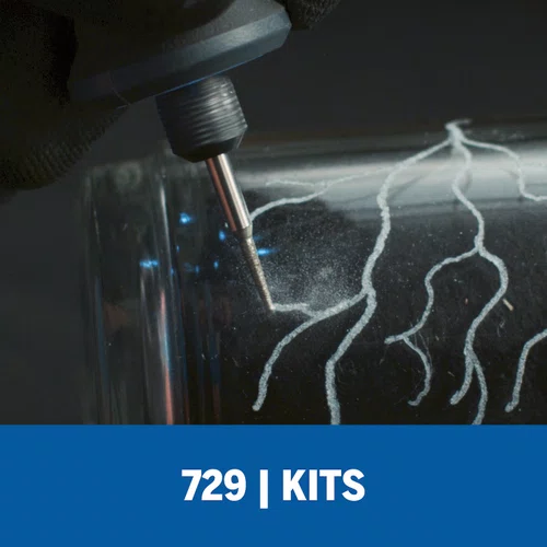 Kit De Acessórios 11 peças Para Gravar Esculpir e Esmerilhar 729 Dremel