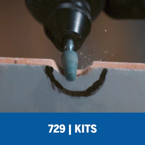 Kit De Acessórios 11 peças Para Gravar Esculpir e Esmerilhar 729 Dremel