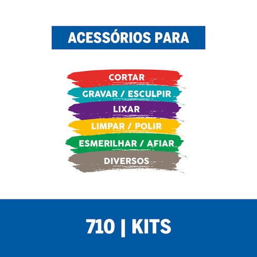Kit De Acessórios 160 Peças 710 26150710AK Dremel