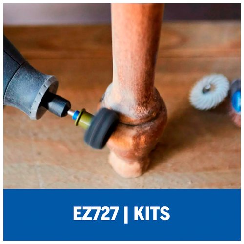 Kit De Acessórios 18 peças Para Esmerilhar e Lixar EZ727 Dremel