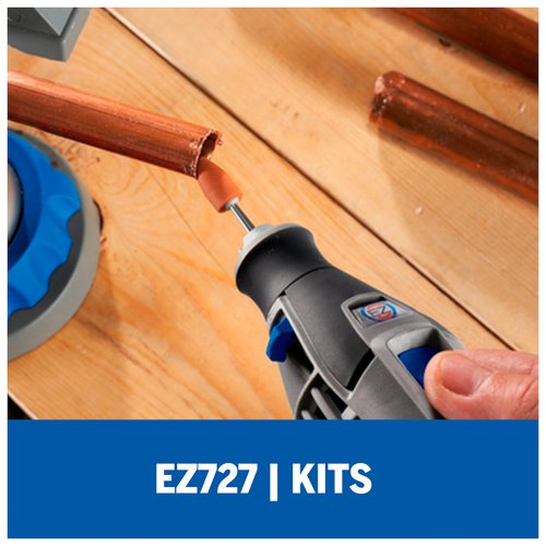 Kit De Acessórios 18 peças Para Esmerilhar e Lixar EZ727 Dremel