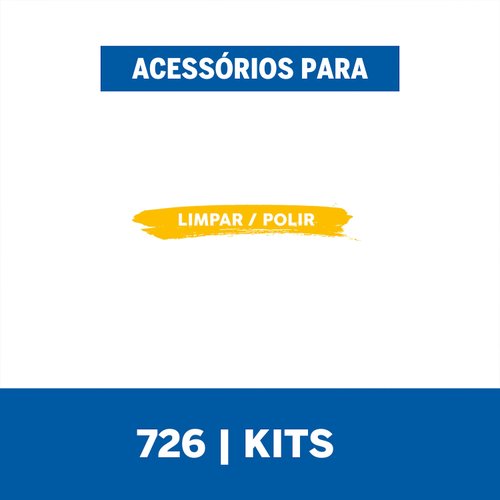 Kit De Acessórios 20 peças Para Limpar e Polir 726 Dremel