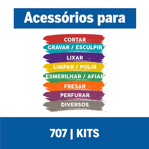 Kit De Acessórios 75 Peças 707 Dremel