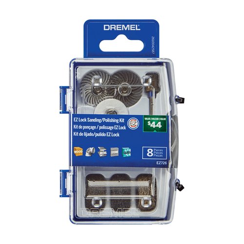 Kit Dremel EZ Lock EZ726 com 8 Peças para Lixar e Polir