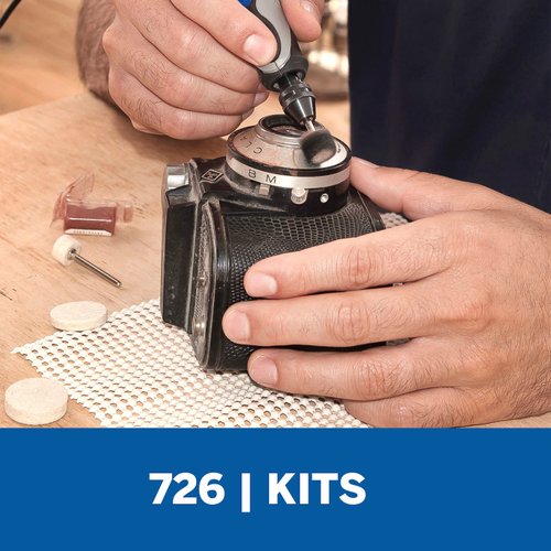 Kit Dremel EZ Lock EZ726 com 8 Peças para Lixar e Polir